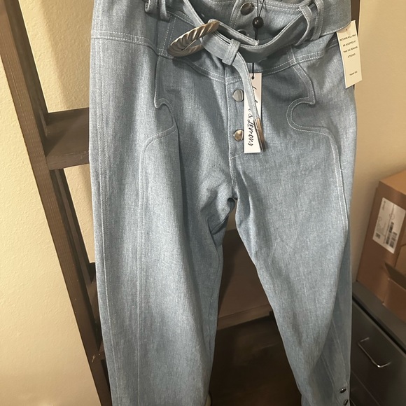 For Love & Lemons - western denim with belt attached. Never worn - Picture 5 of 7